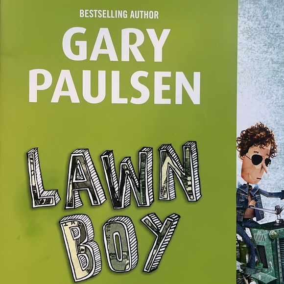 Lawn Boy. By best selling author Gary Paulson. Paperback Book. - Picture 2 of 5